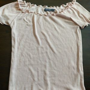light pink brandy melville top